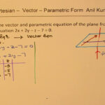 How To Convert Cartesian Equation Of Plane To Vector And Parametric Equation MCV4U YouTube