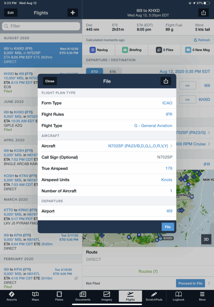 How To Set Up Aircraft Equipment Codes In Aviation Apps To File VFR IFR Flight Plans IPad Pilot News