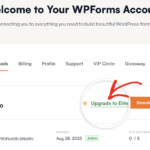 How To Upgrade Your WPForms License