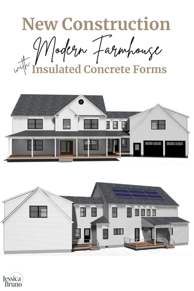 ICF Modern Farmhouse New Construction Home