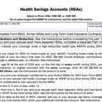 IRS Form 8889 Instructions A Guide To Health Savings Accounts