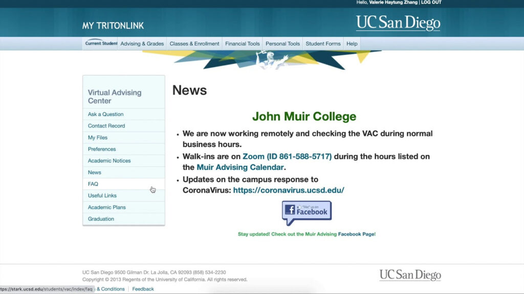 ISP Academic Advising