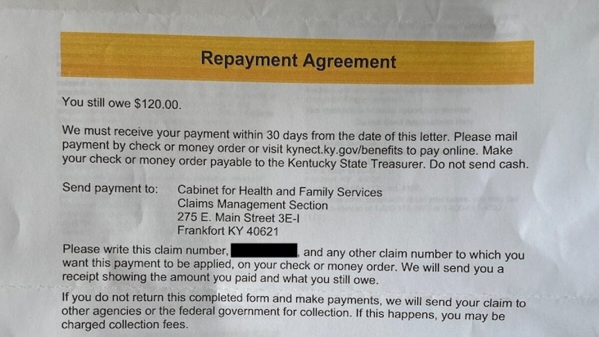 Kentucky Parents Threatened With Debt Collection Over Unsolicited EBT Cards