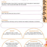 LDS Youth Activity Planning Sheet Etsy
