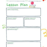 Lesson Plan Template For Educators digital Printable Etsy