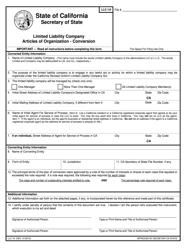 Llc 1a Documents Fill Out Sign Online DocHub