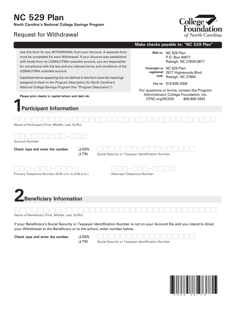 Nc529 Forms Fill Out Sign Online DocHub