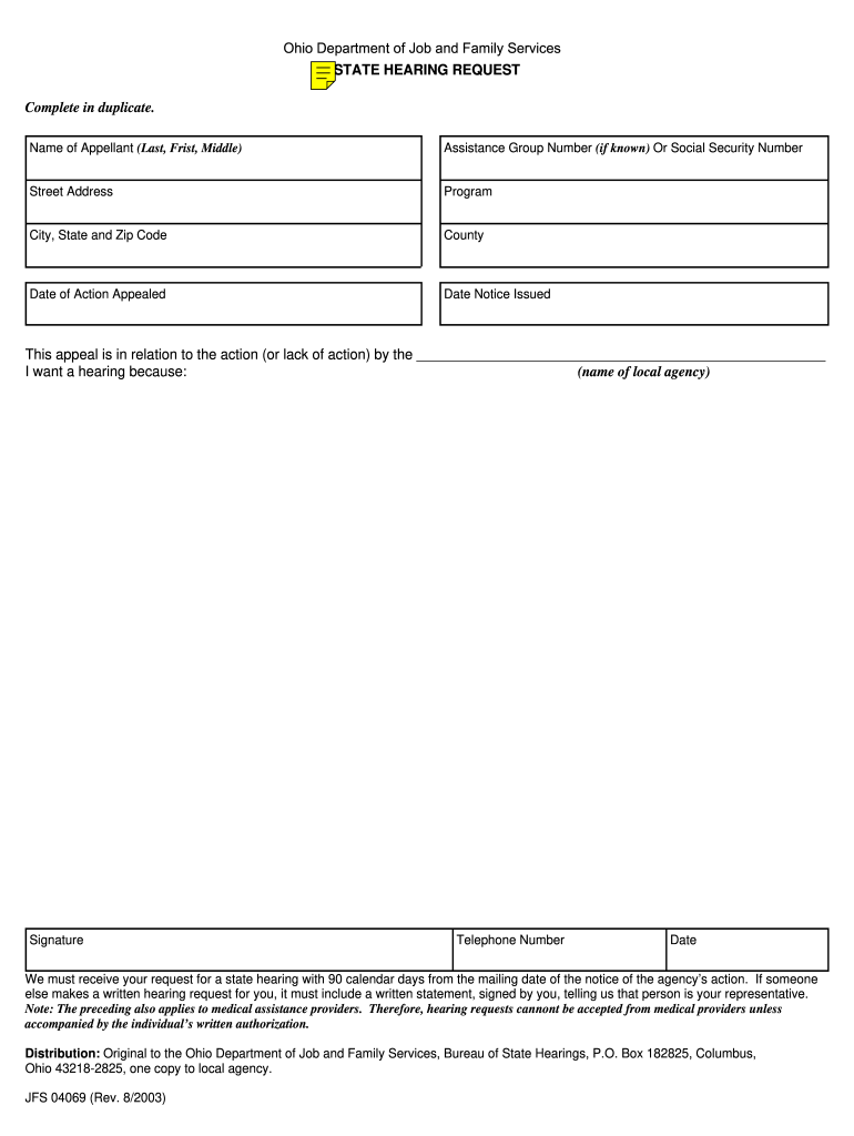 Odjfs Appeals Unit Fill Out Sign Online DocHub