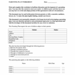 Parenting Plan Template Qld Fill Online Printable Fillable Blank PdfFiller