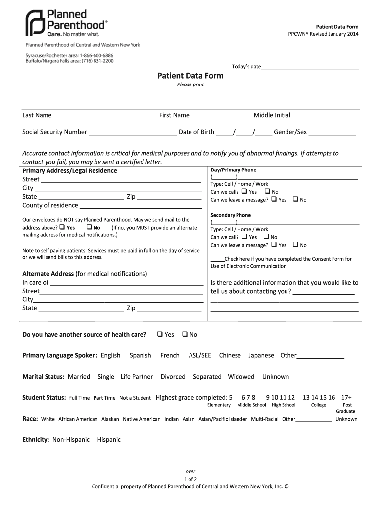 Planned Parenthood Receipt Fill Online Printable Fillable Blank PdfFiller