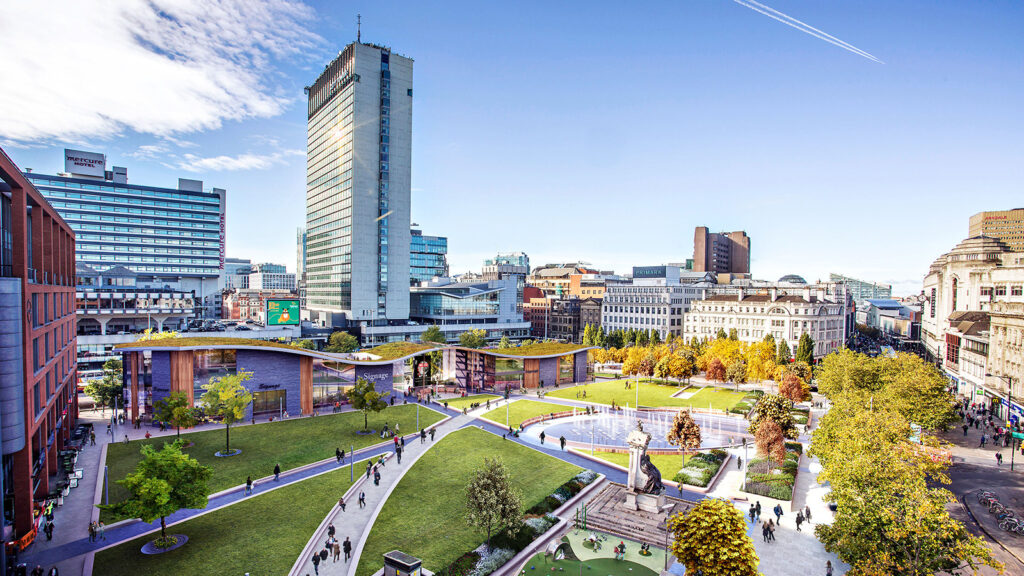 Planning Application Submitted For Piccadilly Gardens Improvements Legal General Group