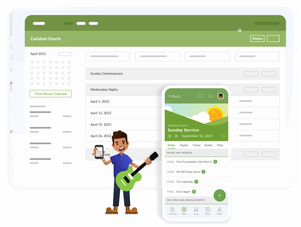Planning Center Services Worship Planning Software