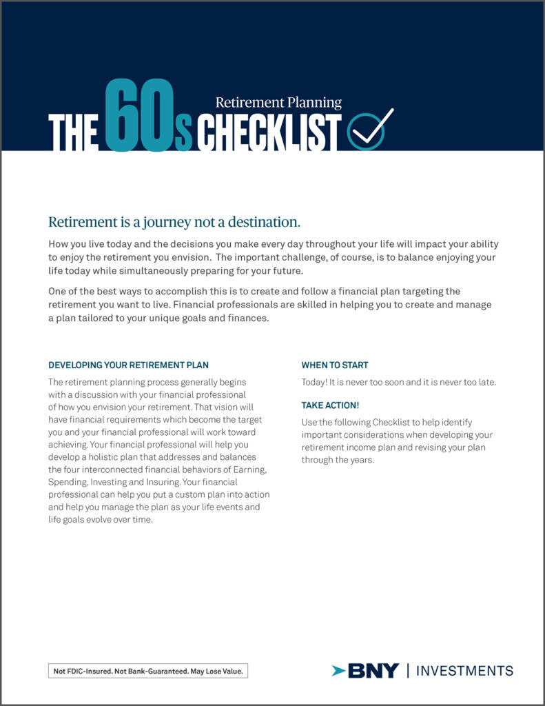 Retirement Resource Center BNY Mellon BNY Investments