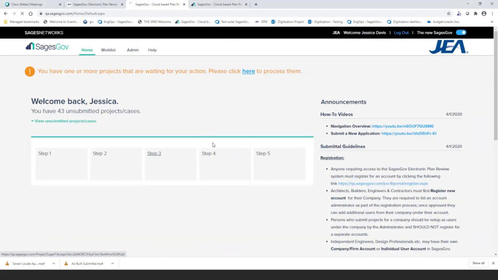 SagesGov Electronic Plan Review And Document Digitization JEA