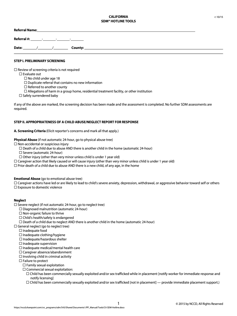 Sdm Hotline Tool Fill Out Sign Online DocHub