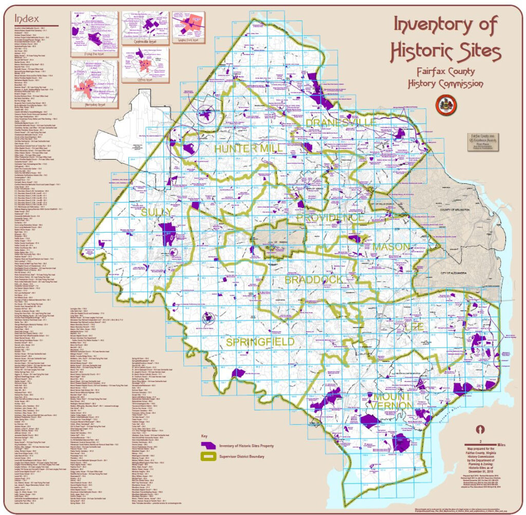 The Fairfax County Inventory Of Historic Sites Planning Development