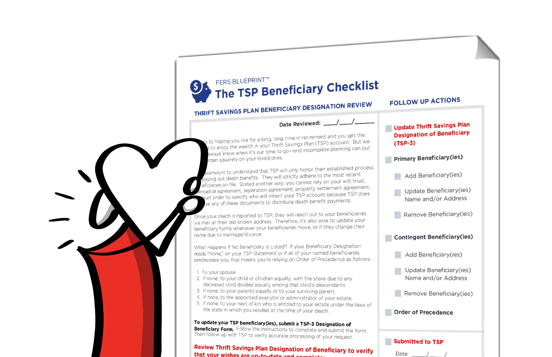 The TSP Beneficiary Checklist FERS Retirement Resources The TSP Beneficiary Checklist FERS Retirement Resources