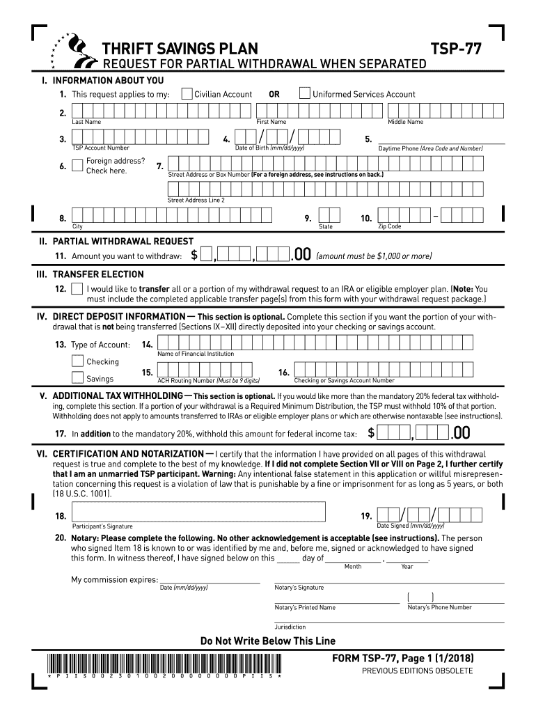 Thrift Savings Plan Withdrawal Fill Out Sign Online DocHub