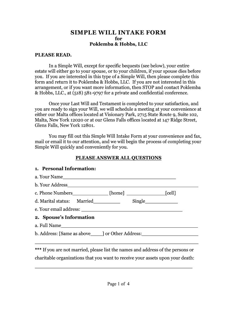 Trusts Wills Fill Online Printable Fillable Blank PdfFiller