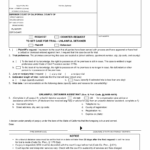 UD 150 Guidance Unlawful Detainer Request To Set Case For Trial Gavel