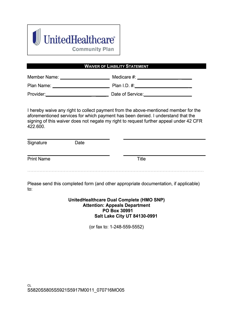 Uhc Wol Form Fill Out Sign Online DocHub