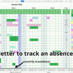 Vacation Tracker Free Excel Staff Holiday Leave Planner 2025 Vacation Tracker Template